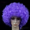 SUOCMG Parrucca da donna riccia per cosplay, parrucca sintetica colorata, corta e ondulata, per feste quotidiane, uomini che indossano parrucche per bambini, viola chiaro