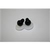 Crs Fur Fabrics Cristallo Plastica Sicurezza Teddy Orso Occhi Inc Rondelle Peluche Making - Nero