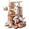 Puzzle 3D Legno Lo Space Shuttle, Modellismo Da Costruire Adulti Razzo Regali Di