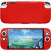 kwmobile Custodia flessibile in silicone compatibile con Nintendo Switch 2 (2025) - Cover protettiva per console portatile - rosso