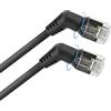 ACT Cavo CAT6A U/FTP, cavo di rete attorcigliato a 360°, cavo LAN sottile angolato, 1,5 m DD1951