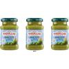 Italy Shop Service Tigullio Gran Pesto Cremoso alla Genovese, Salsa al Basilico, Senza Glutine, 190g, Confezione da 3, + portachiavi italy shop service