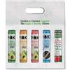 Mantova Confezione 5x100ml: olio di avocado, condimento allo yuzu, condimento al lime e pepe rosa, salsa di soia,evoo - 100% Naturale,100% Leggero,100% Facile-Salute & Benessere -Dress Up Your Poke!