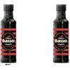 Italy Shop Service Basso Olio Extra Vergine d'Oliva al Peperoncino, 250ml, Set di 2 Bottiglie, con Portachiavi italy shop service