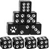 Générique Gioco - In Resina Di Gatto 10 Pezzi, Set A Sei Lati Da 1,6 Cm, Display E Gioco | Giochi Di Picnic, Sessioni Di Società Sul Tavolo, Attività Dormitorio, Intrattenimento D