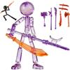 Generico Set Di Action Figure Da Collezione Con 7 Armi, Nuova Figura in Stop Motion 2026, Action Figure Snodabili, Bambola Meccanica A Figura Intera, Divertente Decorazione Da Scrivania (#B)