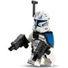 BRICK Flip Lego Star Wars Captain Rex: Capitano Rex con due blaster e casco, alternativa al set di minifigure