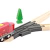 Locorico - Affilatura rimovibile per treno in legno compatibile Brio (Virage a Destra)