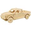 Georgie Porgy Modello di Legno per camioncino di Legno Modello 3D Kit di Costruzione per Bambini Giocattolo per Bambini (JP272 Pick-up Truck 34pcs)