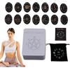 Wezalget Kit delle streghe, set in legno | in legno da 14 pezzi,Set con guida per la divinazione mistica, set completo di delle streghe per le pratiche Wiccan