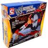 WWE Wrestling Stack Down Universe Building Toy Set #21001 High Flyin' Sin Cara by The Bridge Direct inc. (English Manual)