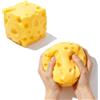 OKESYO Formaggio Squishy XXL, Gigante Formaggio Squishy, Fruits Squishy Grande, Gigante Frutta Squishies per Adulti, Riduzione dello Stress, Rilassamento