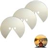 Generico Maschera a specchio - Quello che sto guardando, Specchio montato sulla testa, Specchi anti-selfie montati sulla testa, Accessorio per il viso riflettente montato sulla testa, per Video Arte (3PC)