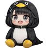 Generico Peluche Gugu Gaga Pinguino, Gugu Gaga Penguin Pupazzo, Gugugaga Penguin Peluche Carino e Soffice, Bambola Meme Pinguino Gugugaga Lavabile ed Elegante, Regalo per Fan (A-con suono 40cm)