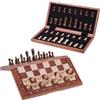 SQUARE GAME Square - Scacchi in Legno - Magnetico 380 MOGANO - Scacchiera & Pezzi degli Scacchi