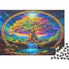 JWNDFKPVXZGL Albero della Vita Puzzle 1000 Pezzi Puzzle per Adulti cascata fantasy relax arredo casa regalo feste 70x50cm/1000pcs
