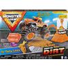 Monster Jam, El Toro Loco Monster Dirt Deluxe Set, Featuring 16oz of Monster Dirt & Official 1: 64 Scale Die-Cast Truck
