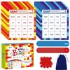 SpriteGru Gioco del Bingo delle Parole Chiave, 120 Parole Chiave Impara a Leggere Livello 1 e Livello 2 Gioco da Tavolo Bingo con le Liste di Dolch e Fry per Bambini dai 4 agli 8 anni