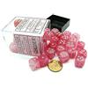 Chessex D6 12 mm Rosa con Argento (36).