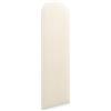 murando - Testiera Letto Imbottita - Staccionata - Velluto Qualità - Antimacchia - 80x20 cm 1 Pezzo - Pannelli Decorativi per Pareti - Cuscini Testata Letto - Pannelli Imbottiti per Cameretta - Crema