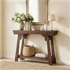 Lailang 105cm Consolle Ingresso, Mobile Corridoio Stretto E Lungo, Mobiletto Ingresso Salvaspazio, Consolle Legno, Mobile Dietro Divano, 105 x 30 x 85 cm, Marrone Rustico