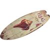 CRAFTHROU Tavola da Surf in Legno Decorativa Stile retrò Resistente all'Usura per Decorare la Parete Tema Marino e Atmosfera Affascinante