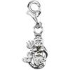 Depesche 11785-051 Charms Express Yourself - Ciondolo per collane e bracciali, Acquario, Placcato Argento, Come Piccolo Regalo