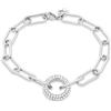 Tamaris Gioiello Da Braccio Per Donne - Bracciale In Acciaio Inossidabile Con Scintillanti Pietre