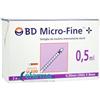 Bd micro-fine BD Siringa Per Insulina 0,5 30g 8 mm 30 Pezzi