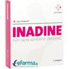 3M Inadine Medicazione Antisettica Non Aderente 9,5x9,5 cm 10 Pezzi