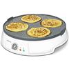 Cecotec Crepe Maker Fun Crepe stone Twin. Piastra Reversibile con Copertura Antiaderente RockStone, Termostato Regolabile, 30,5 cm di Diametro, Rullo e Spatola inclusi, 1200 W