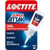 Loctite Super Attak XXL 20g, Colla liquida trasparente per applicazioni precise, Colla attaccatutto forte e resistente, Adesivo per legno, plastica, gomma, metallo, 1x20g