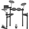 Yamaha DTX402K Batteria Elettronica - Set Completo con 415 Suoni Professionali - 10 Kit di Batteria Incorporati Modificabili, 10 Funzioni di Training e App iOS/Android Compatibili, Nero
