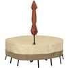 Classic Accessories Veranda 55-461-031501-00 Copertura per Tavolo con Foro per L'OMBRELLONE E SEDIE - M