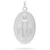 Mondo Cattolico Medaglia Madonna Miracolosa in Argento 925, Ciondolo Religioso Cattolico, Medaglietta Sacra per Donna e Uomo, Gioiello Religioso Made in Italy