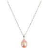 Vincent Paul COLLANA DONNA VERA PERLA ROSA NATURALE ACQUA DOLCE 7-8 MM ARGENTO 925 RODIATO