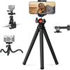 NEEWER Treppiede Flessibile Per Smartphone, Mini Supporto da Tavolo Per Fotocamera/Webcam, Attacco Action Cam Compatibile Con iPhone GoPro DJI Pocket 4 3 Xtra Muse Insta360 Per Registrazione, TP34