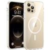 TOCOL Cover Magnetica per iPhone 12 Pro 6,1 Pollic, Compatibile con MagSafe, Senza Ingiallimento, Trasparente