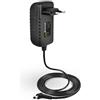 LEICKE LElCKE Alimentatore 9V 1A Caricabatterie 9W con Connettore 5,5 x 2,5 mm per Stampante per Etichette,Stampante,Scanner, Fax,Switch,Router,Schermi LCD e TFT,ISDN,PED,CCTV e Luci LED