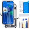 H&LYCYJ Display per iPhone 14 Plus A2886 A2632 A2885 LCD di ricambio 3D Touch Full HD Touch ID Digitizer cornice di montaggio, adesivo impermeabile, kit di riparazione
