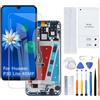 H&LYCYJ Schermo display per Huawei P30 Lite 48MP MAR-L01A MAR-L21A MAR-LX1A LCD di ricambio (blu con cornice)