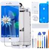 H&LYCYJ Display per iPhone 8 A1863 A1905 LCD di ricambio 3D Touch Full HD Touch Screen ID Digitizer cornice di montaggio, adesivo impermeabile, kit di riparazione