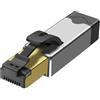 XMSJSIY Adattatore da Ethernet a USB-C RJ45 a presa di tipo C, Gigabit di rete internet LAN, convertitore portatile per viaggio/ufficio, compatibile con cavo di ricarica quotidiano