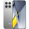 XIAOMI Poco F8 Pro 5G - Smartphone da 12 + 256 GB, tripla fotocamera da 50 MP con OIS, schermo AMOLED da 6,59 120 Hz, Snapdragon 8 Elite, Hypercharge 100 W, caricatore non incluso, argento titanio
