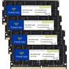Timetec 64GB KIT(4x16GB) DDR4 3200MHz (PC4-3200AA) PC4-25600 SODIMM RAM per laptop, mini PC e computer All-in-One - Non-ECC Unbuffered, 260 pin, 1,2V CL22 modulo di memoria