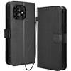 RonRun RonRon Cover UMIDIGI G5 Mecha Libro, Flip Custodia Portafoglioin Pelle, Antiurto case per UMIDIGI G5 Mecha, Nero