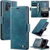 Cracedily Cover per Samsung Galaxy Note 10 Plus Case, Libro Custodia Portafoglio Premium Pelle PU, Slot Scheda, RFID Shieldon, Chiusura Magnetico Aletta Antiurto Case Custodia per, Blu-verde