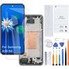H&LYCYJ Display per Samsung Galaxy A35 5G TFT A356E A356E/DS A356B - Kit di ricambio per schermo LCD (nero con cornice, senza impronte digitali)