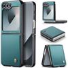 oiysrtoc Cover per Samsung Galaxy Z Flip 6/7 FE in Pelle PU Premium, Portafoglio con 3 Fessure Carte e Supporto, Blocco RFID, Chiusura Magnetica Custodia Samsung Galaxy Z Flip 7 FE / 6E, Verde