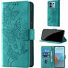 CaseGla Cover per Xiaomi Redmi Note 13 Pro 5G [Blocco RFID] Custodia Portafoglio Premium Pelle PU Wallet Case Flip Libro con Porta Carte Slot Supporto, Turchese